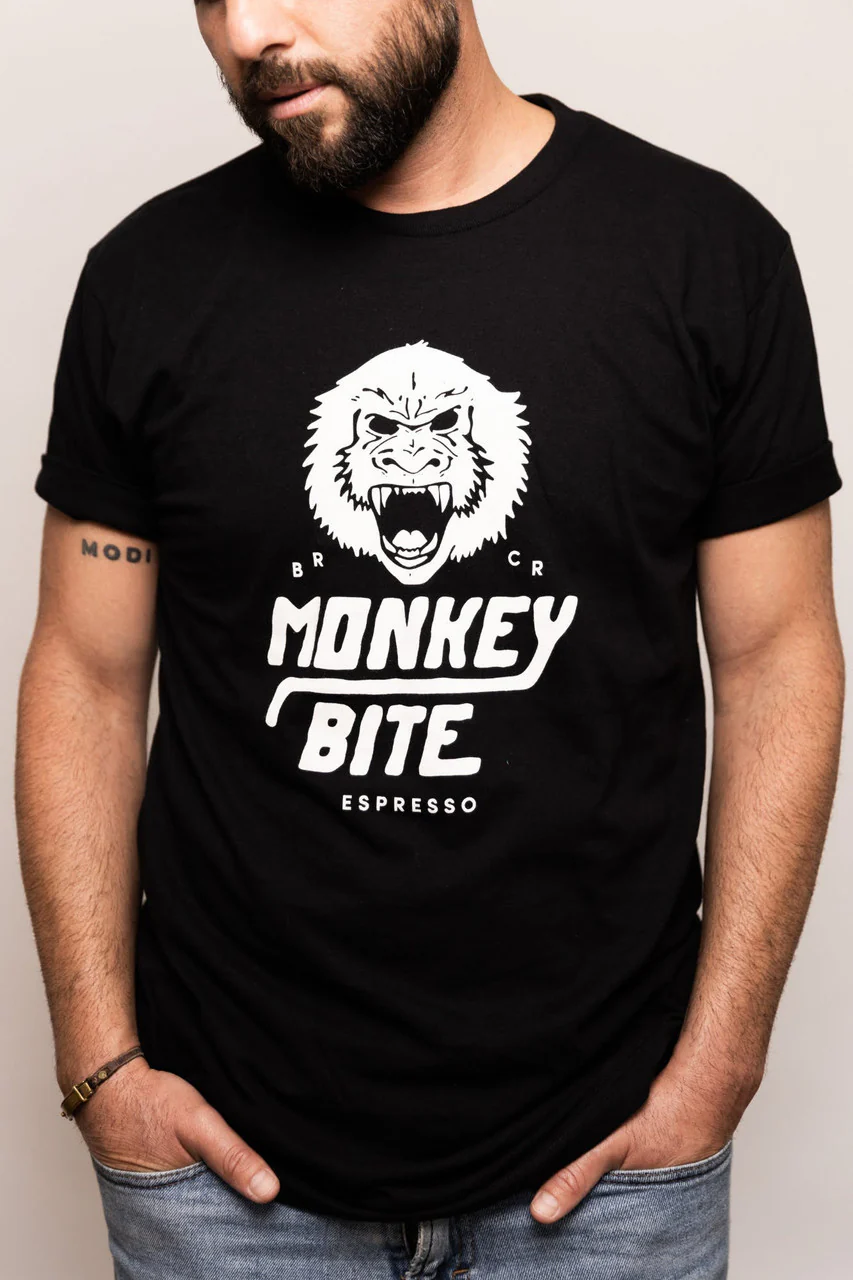 Monkey Bite Tee - Black - Image 3