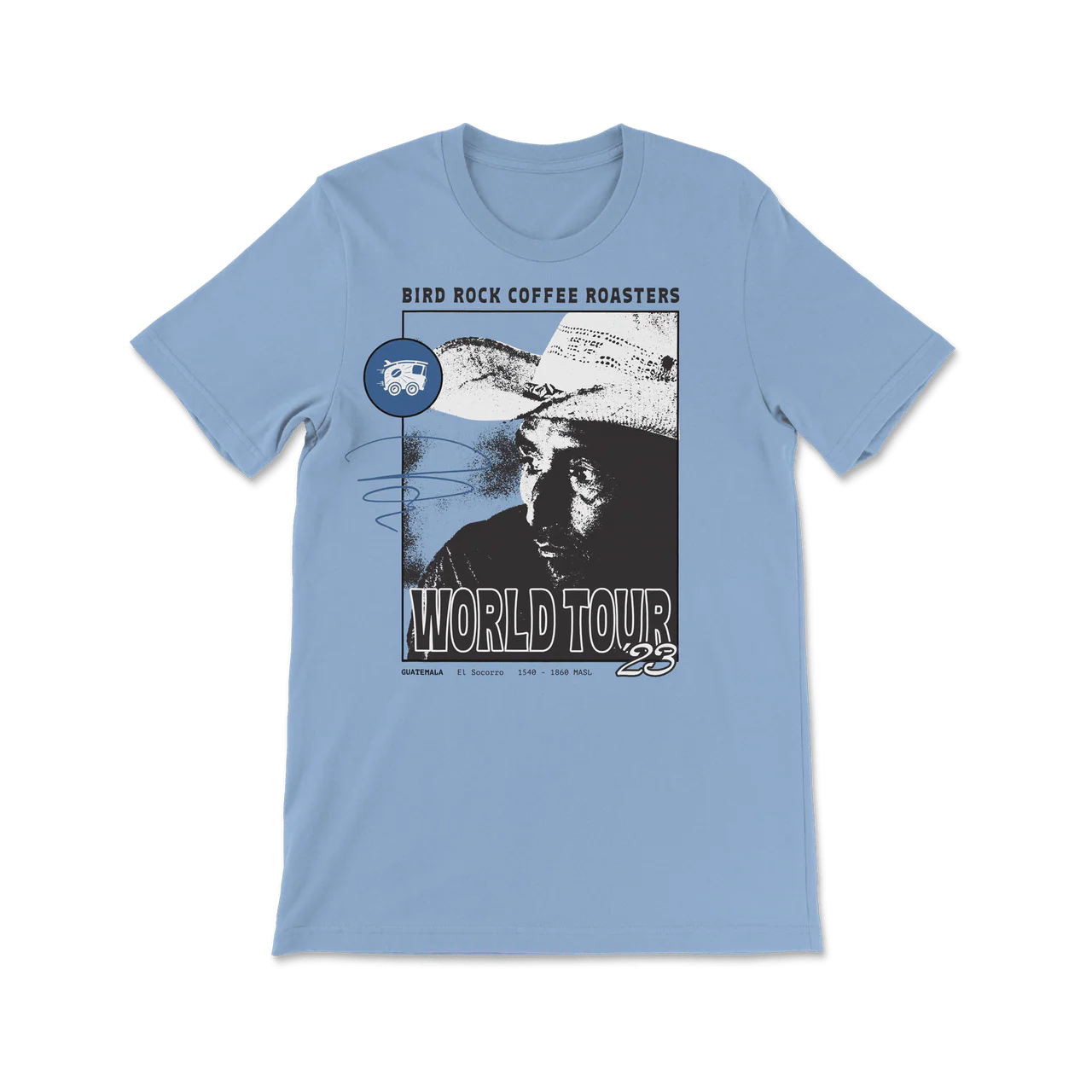 Vintage World Tour Tee: Blue - Image 5