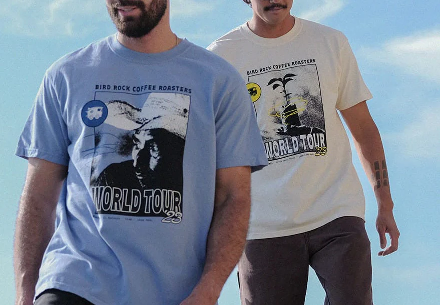 Vintage World Tour Tee: Blue - Image 6