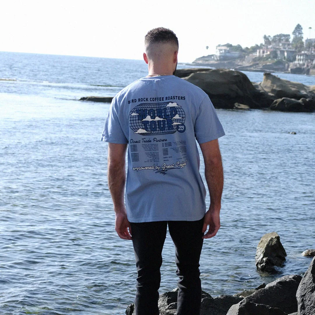 Vintage World Tour Tee: Blue - Image 7