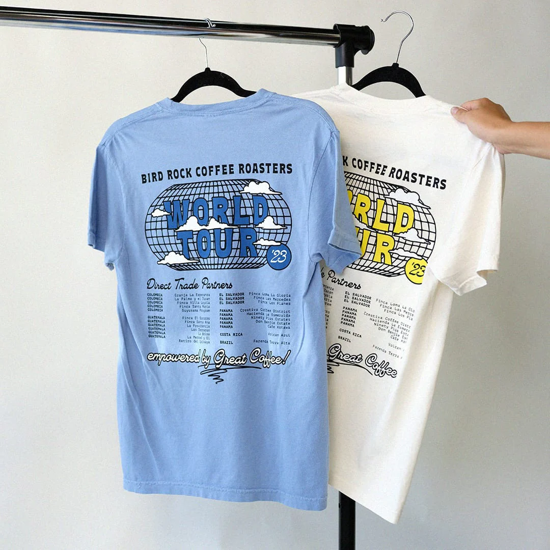 Vintage World Tour Tee: Blue - Image 8