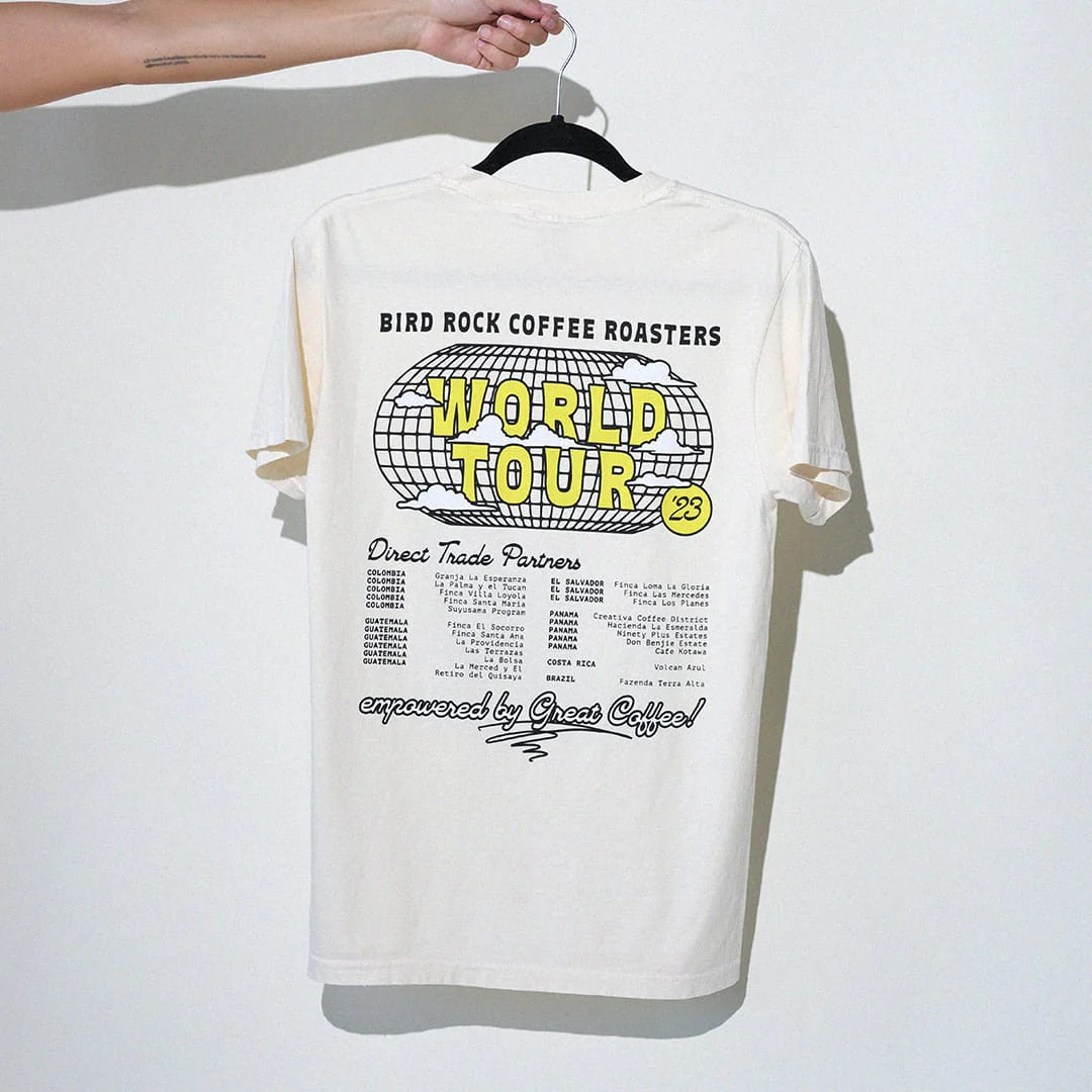 Vintage World Tour Tee: Tan - Image 3